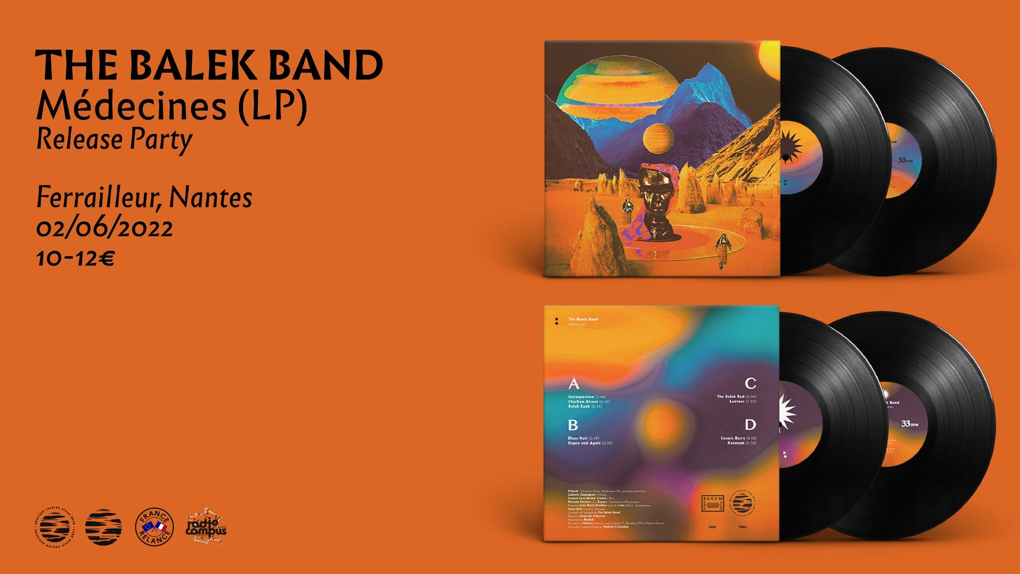 Abstrack Records présente : The Balek Band "Médecines"